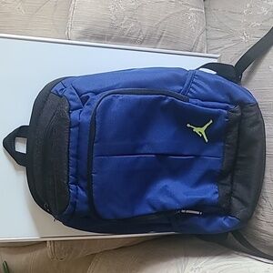Nike Air Jordan Jumpman  Backpack , Insignia Blue,  black, volt yellow